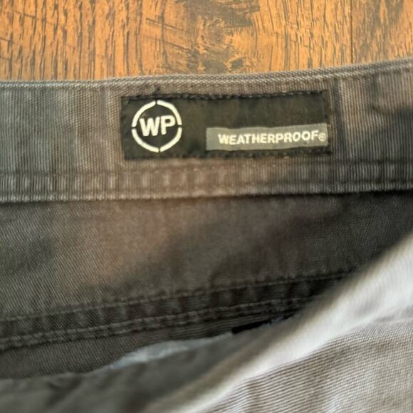 Weatherproof Vintage Outdoor Work Wear Grey Stretch Comfort Men’s Pants 36x30 - Picture 3 of 4